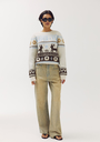 HARPER AND YVE - JEANS "YVE" À PAILLETTES TAUPE