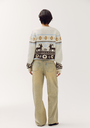 HARPER AND YVE - JEANS "YVE" À PAILLETTES TAUPE