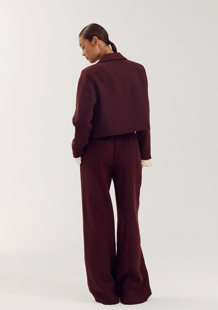 HARPER AND YVE - PANTALON "LILIAN" BORDEAUX
