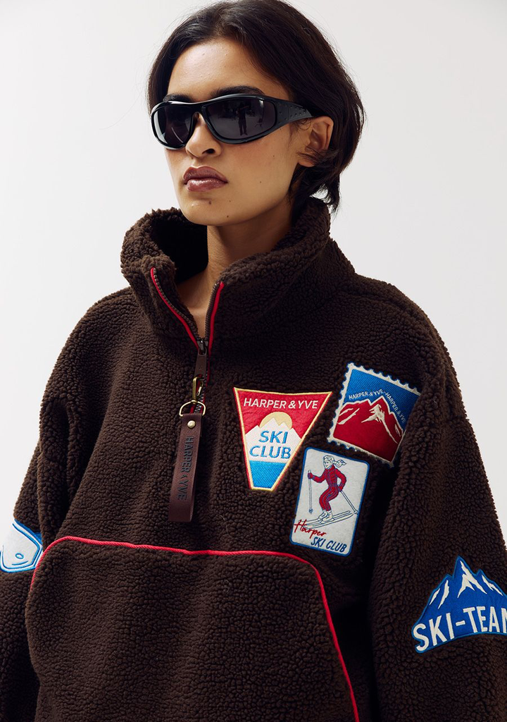 HARPER AND YVE - PULLOVER "DAGMAR" MARRON