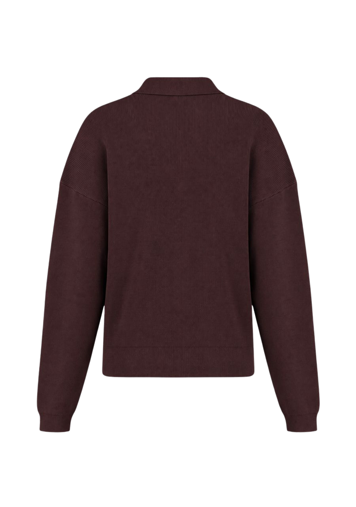 HARPER AND YVE - T-SHIRT LONGUES MANCHES "BOBBY" MARRON