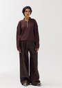 HARPER AND YVE - T-SHIRT LONGUES MANCHES "BOBBY" MARRON