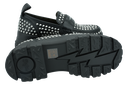 BUFFALO - LOAFER PIN BLACK/SILVER