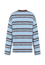 HARPER AND YVE - T-SHIRT LONGUES MANCHES "TOMMY" LIGNÉ BLEU ET BRUN