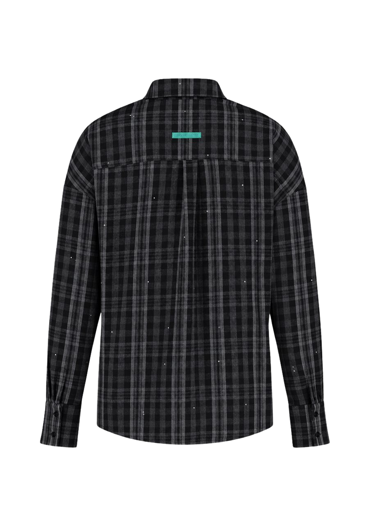 HARPER AND YVE - CHEMISE "KIM" À CARREAUX GRISE