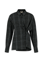 HARPER AND YVE - CHEMISE "KIM" À CARREAUX GRISE