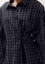 HARPER AND YVE - CHEMISE "KIM" À CARREAUX GRISE