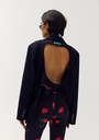 HARPER AND YVE - BLAZER DOS NU "LUNA" NOIR