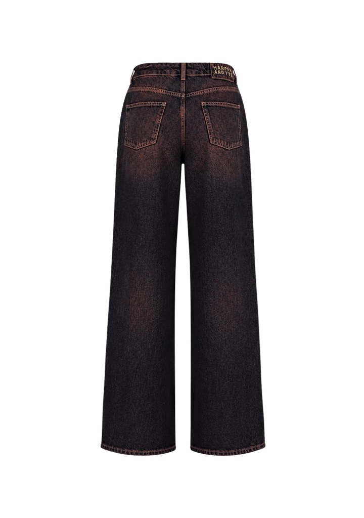 HARPER AND YVE - JEANS "ISE" BRUN DÉLAVÉ
