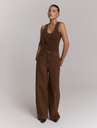 REFINED DEPARTMENT - JEANS "HAILEY" COGNAC