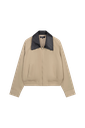 REFINED DEPARTMENT - VESTE BOMBER "JOTTI" BEIGE