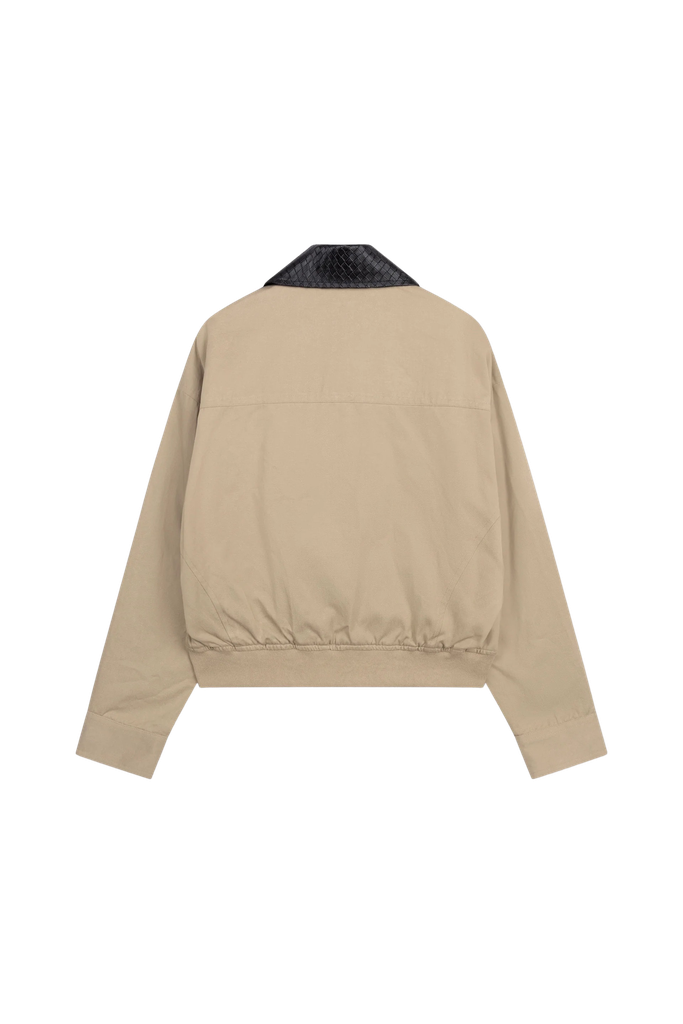 REFINED DEPARTMENT - VESTE BOMBER "JOTTI" BEIGE
