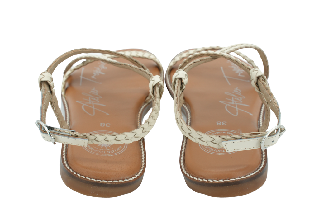 L'ATELIER TROPEZIEN - SANDALES OFF-WHITE
