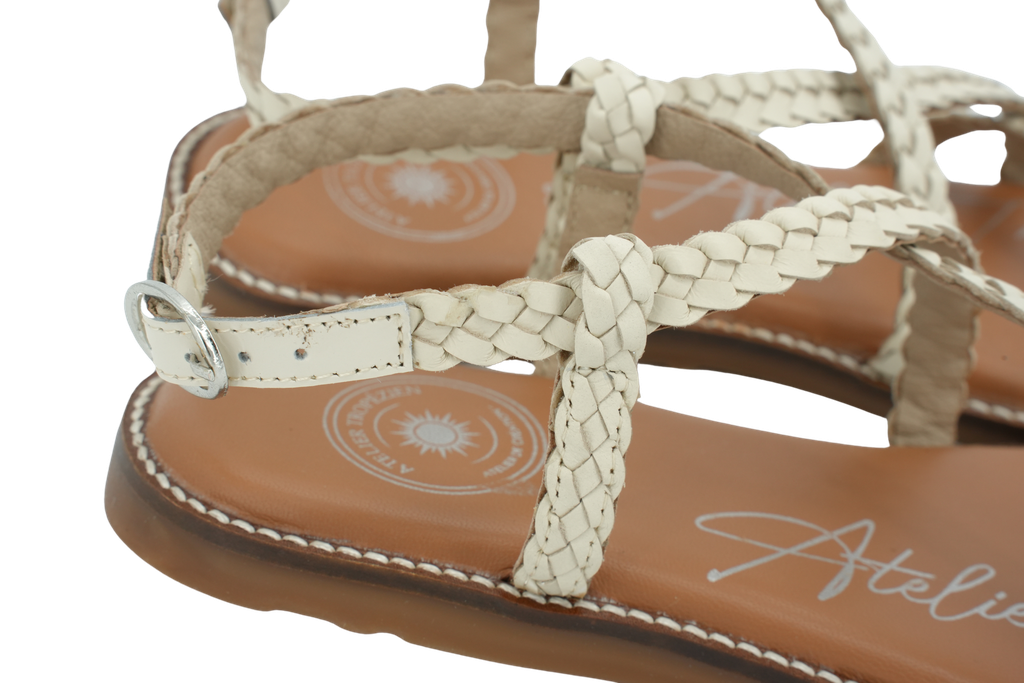 L'ATELIER TROPEZIEN - SANDALES OFF-WHITE