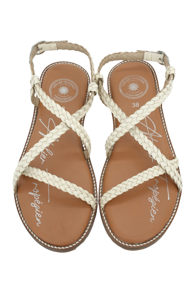 L'ATELIER TROPEZIEN - SANDALES OFF-WHITE
