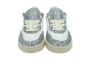 FOURLINE - SNEAKER BASKET BASSA GLITTER SILVER/WHITE