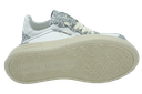 FOURLINE - SNEAKER BASKET BASSA GLITTER SILVER/WHITE