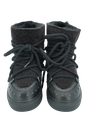 INUIKII - CURLY ROCK WEDGE - BLACK