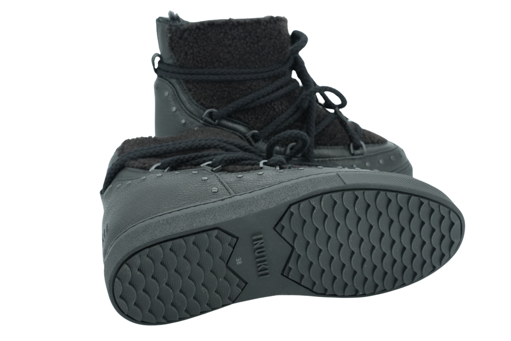 INUIKII - CURLY ROCK WEDGE - BLACK