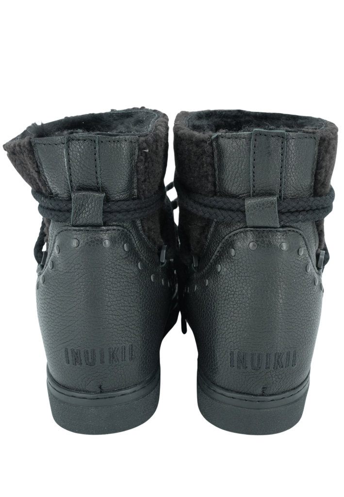 INUIKII - CURLY ROCK WEDGE - BLACK