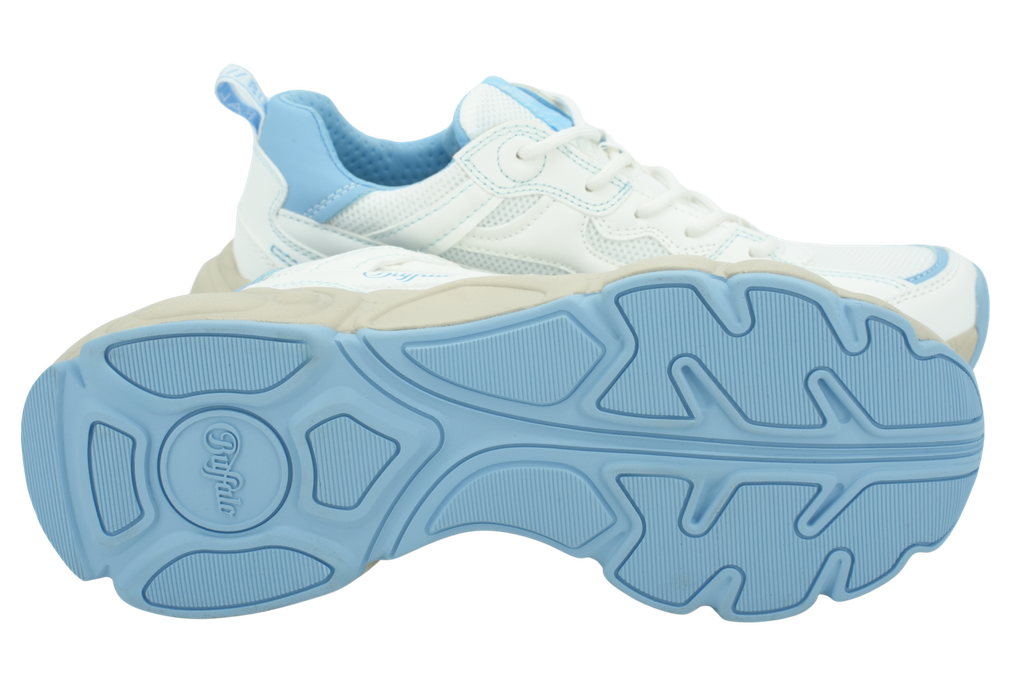 BUFFALO - CLD RUN RT WHITE/LTBLUE