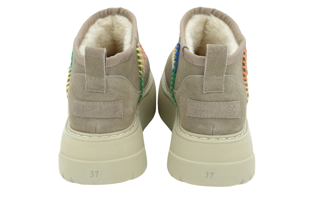 COLORS OF CALIFORNIA - BOTTES FOURRÉES BEIGE