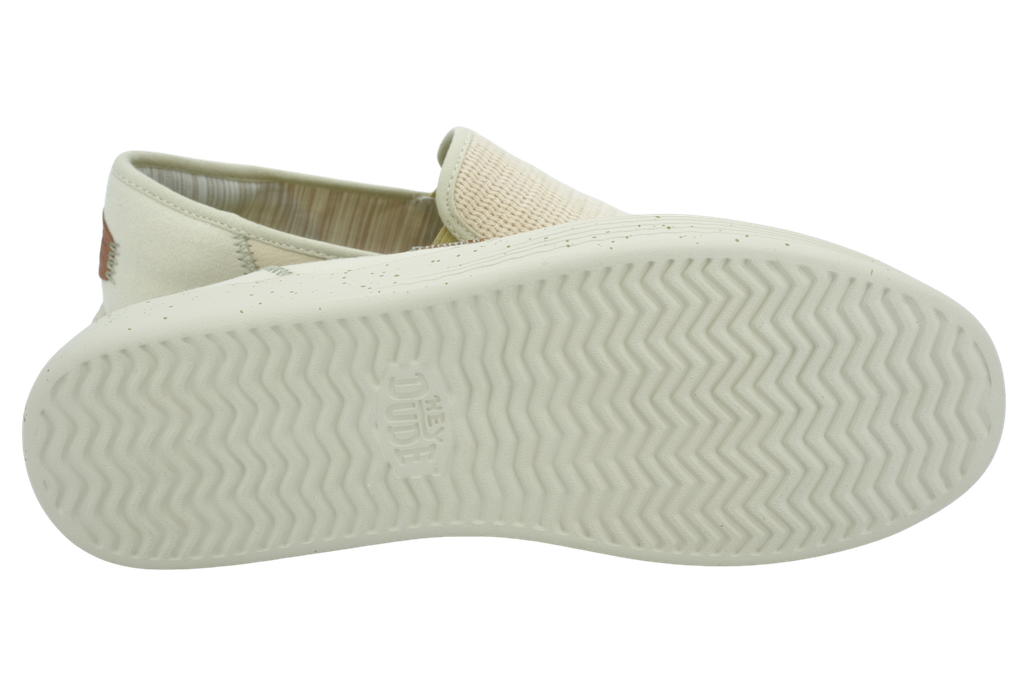 HEY DUDE - SLIP-ON "SUNAPEE COASTLINE" BEIGE