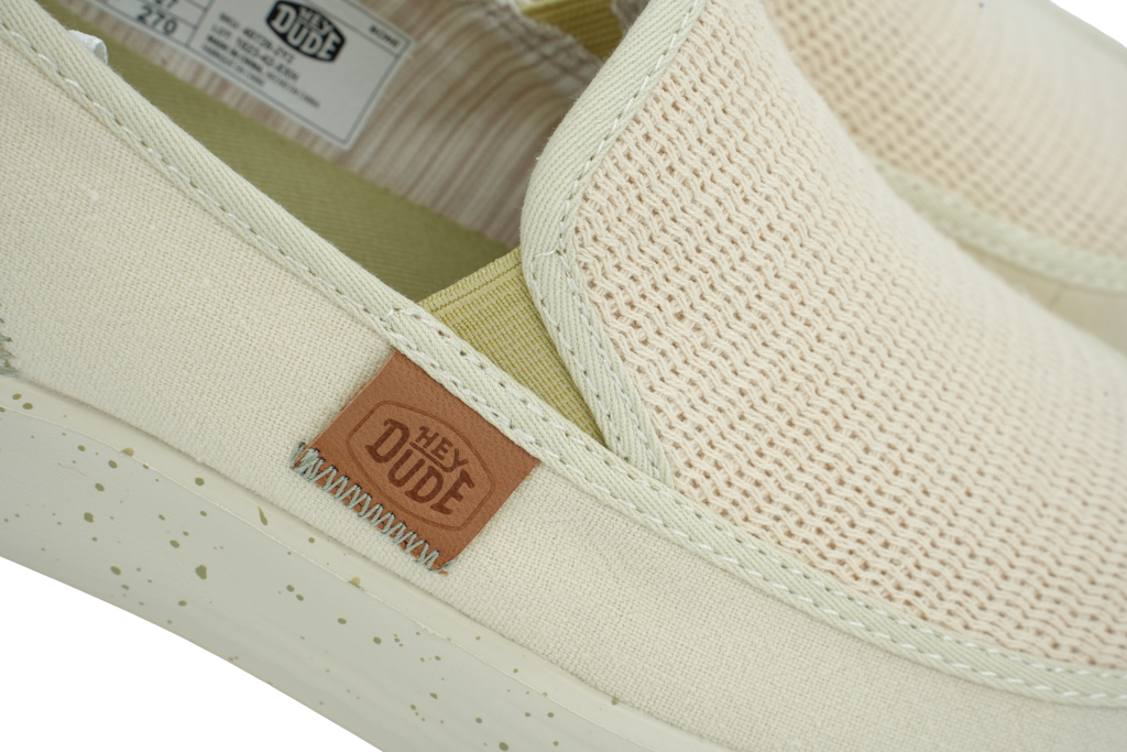 HEY DUDE - SLIP-ON "SUNAPEE COASTLINE" BEIGE