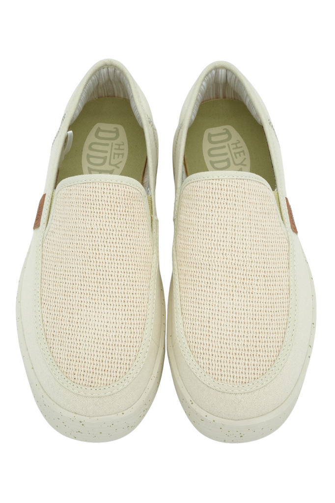 HEY DUDE - SLIP-ON "SUNAPEE COASTLINE" BEIGE