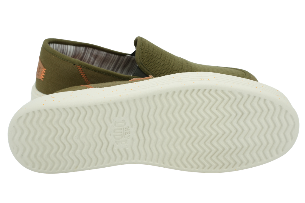 HEY DUDE - SLIP-ON "SUNAPEE COASTLINE" KAKI