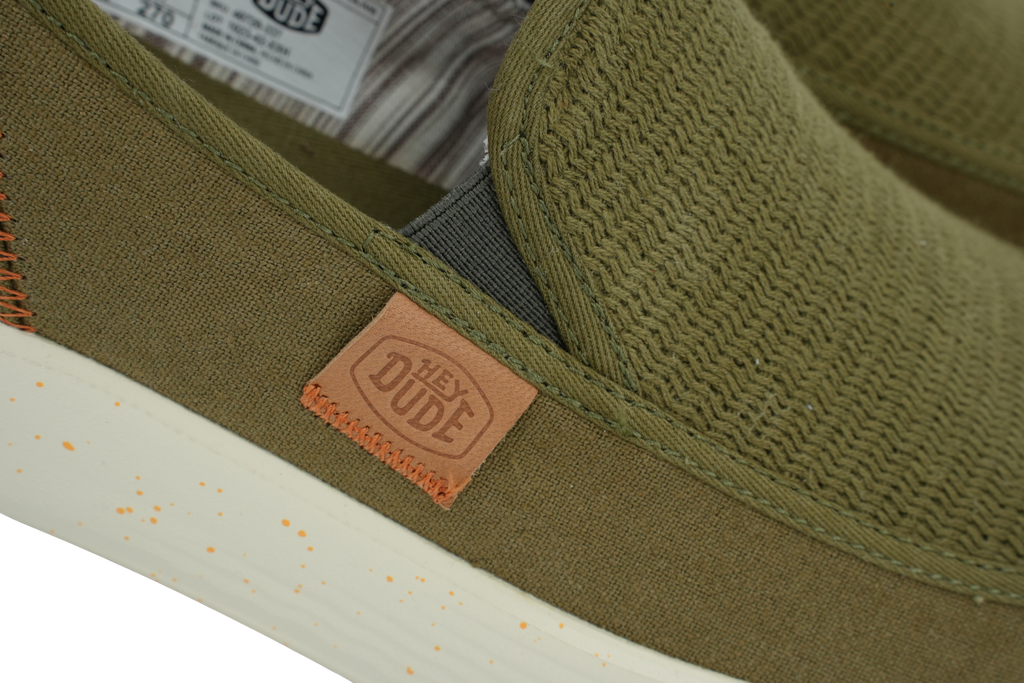 HEY DUDE - SLIP-ON "SUNAPEE COASTLINE" KAKI
