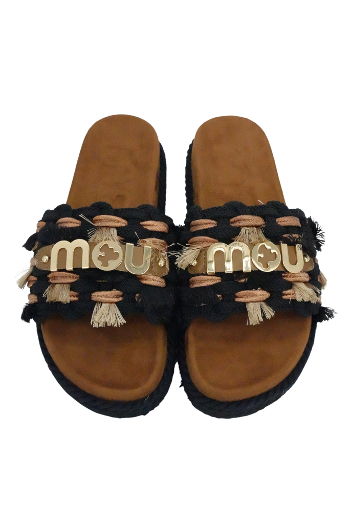 MOU - SANDALES NOIRES