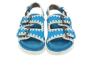 MOU - SANDALES BLEUES TURQUOISE