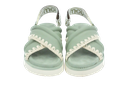 MOU - SANDALES VERT SAUGE
