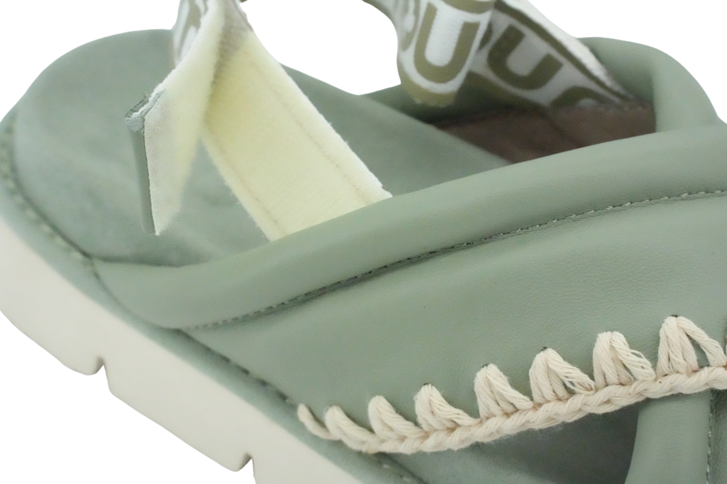 MOU - SANDALES VERT SAUGE