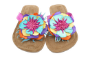 LAZAMANI - SLIPPERS MULTI FLOWERS