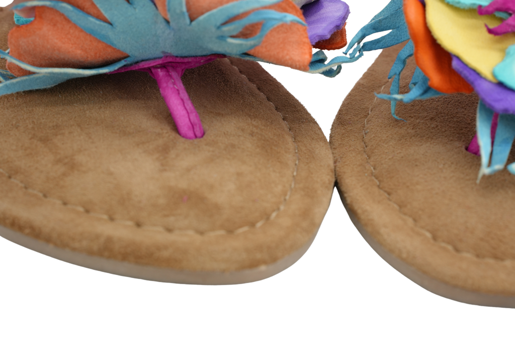 LAZAMANI - SLIPPERS MULTI FLOWERS