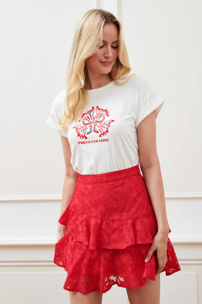 LOFTY MANNER - T-SHIRT DAVIE WHITE