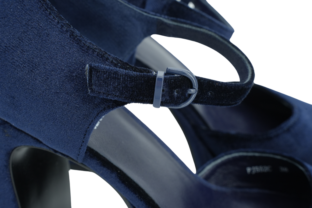 JEANNOT - ESCARPINS PLATEAU BUBBLE BLEUS