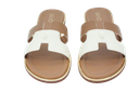 LUI JO - SANDALES "SALLY 716" BEIGES ET COGNACS