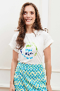 LOFTY MANNER - T-SHIRT CARALINE WHITE
