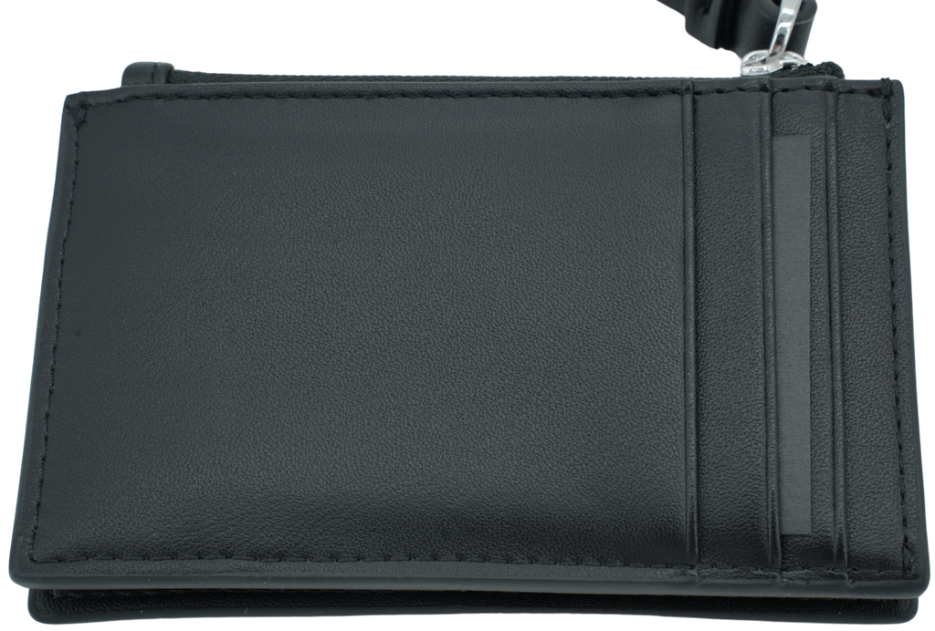KARL LAGERFELD - PORTE CARTE "K/SKUARE" GRAINE NOIR
