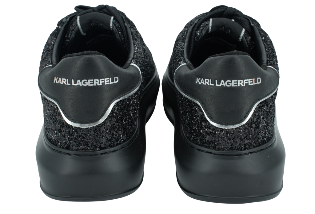 KARL LAGERFELD - BASKETS "KAPRI" NOIRES PAILLETTES