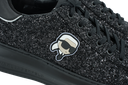 KARL LAGERFELD - BASKETS "KAPRI" NOIRES PAILLETTES