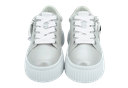 KARL LAGERFELD - BASKETS "KREEPER LO" ARGENTÉES/LILAS