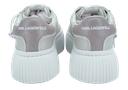 KARL LAGERFELD - BASKETS "KREEPER LO" ARGENTÉES/LILAS