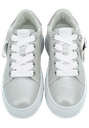 KARL LAGERFELD - BASKETS "KREEPER LO" ARGENTÉES/LILAS