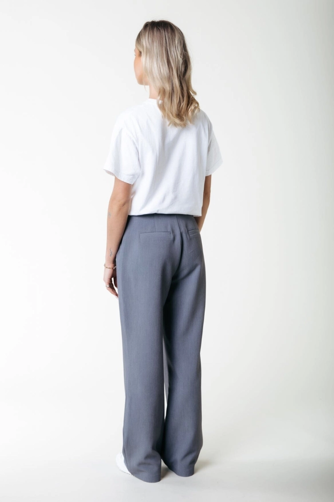 COLOURFULREBEL - PANTALON "RUS" STRAIGHT - GRIS