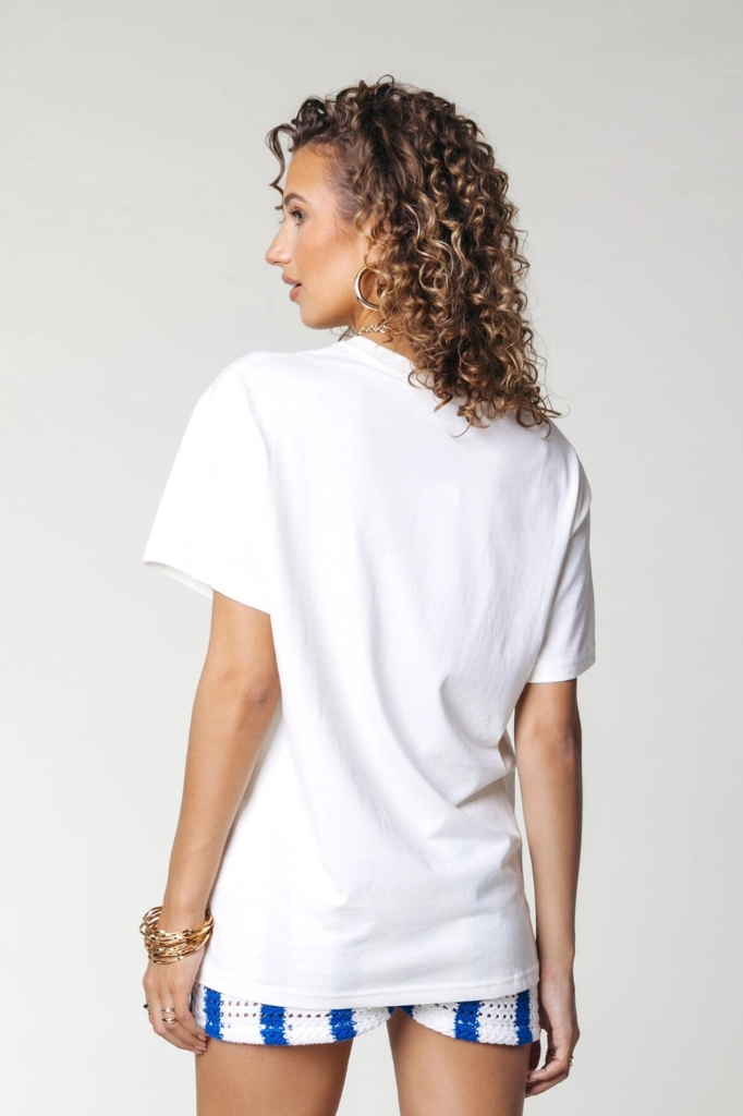 COLOURFULREBEL - T-SHIRT PAYSAGE BLANC