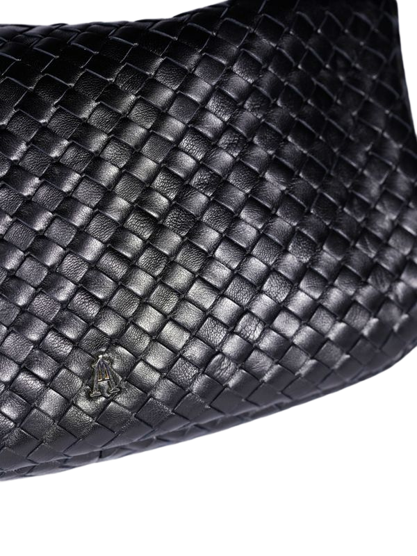 CRAIE STUDIO - SAC BALLON TRESSÉ NOIR